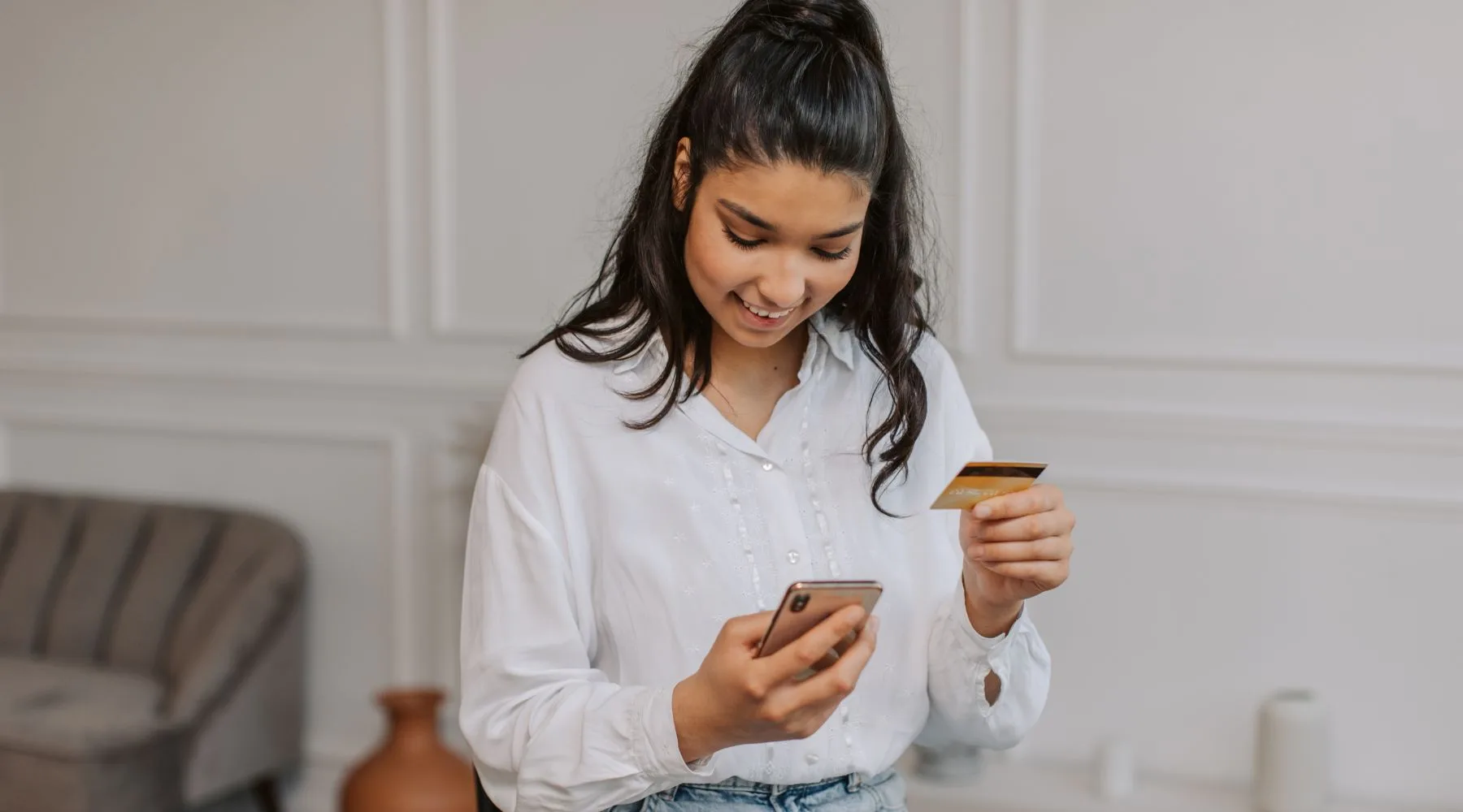 Image: Supplied Teen with credit card